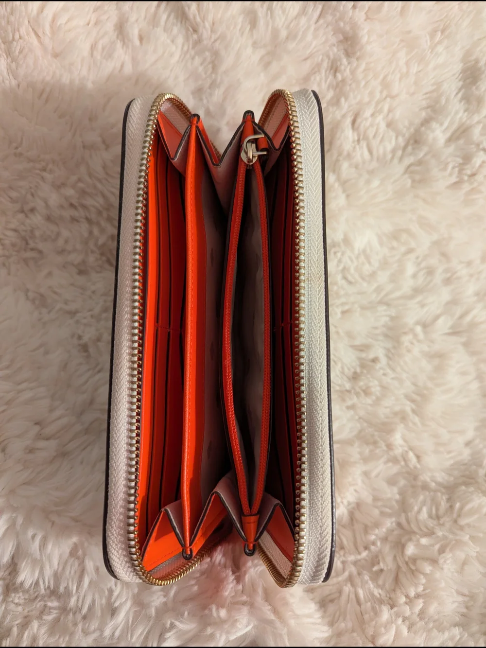 Kate Spade Floral Zip-Around Wallet - White Multi